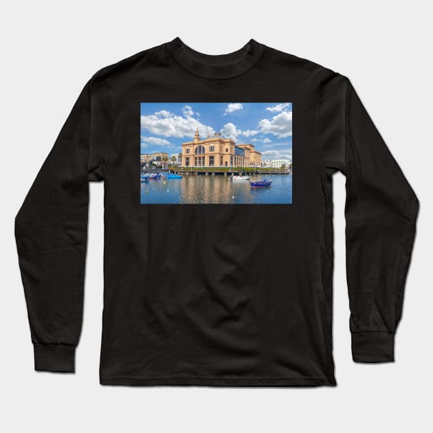 Teatro Margherita in Bari, Italy Long Sleeve T-Shirt by mitzobs